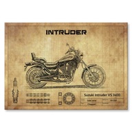 Suzuki Intruder VS 1400 Metal Poster Darček L