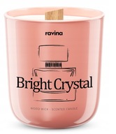 Vonná sójová sviečka BRIGHT CRYSTAL s dreveným knôtom