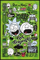 Originál plagátu Rick and Morty Citáty 61x91,5 cm