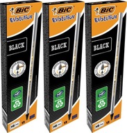 Ceruzka Bic Evolution Black HB 12ks čierna x3