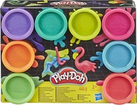 Play Doh play cesto 8-balenie neónovej náplne E5063