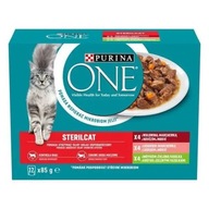 PURINA One Sterilcat mix príchutí 12x85g