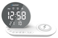 Rádiobudík BLAUPUNKT CR85WH Charge Qi FM CLOCK