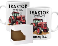 hrnček s TRAKTOROM, TRAKTOR, URSUS, FARMER Traktor volá Musím ísť