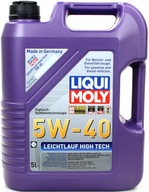 LIQUI MOLY OLEJ 5W40 LEICHTLAUF HIGH TECH 5L