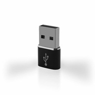 REVERZNÝ adaptér USB/Typ C čierny