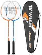 WISH Set 2 bedmintonových rakiet s celopoťahom