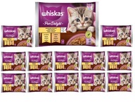 WHISKAS Junior Poultry hranolky v želé 52x85g