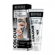 Revuele Color Glow regeneračná zlupovacia trblietavá maska ​​(80 ml)