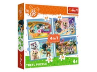 TREFL 44 Cats Puzzle Kocia Gang 34612