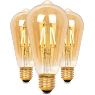 Sada 3 žiaroviek Edison Vintage LED E27 Alampia
