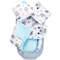 JUKKI SET 5V1 BABY COCOON COMFORT MINKY