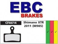 EBC podložky na bicykel Shimano XTR 2011(M985) CFA614R