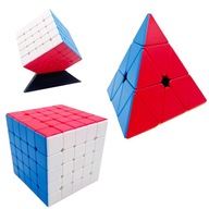 SET 5x5 Kocka + Pyramída, ORIGINÁL SKLO