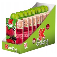 KUBUŚ Baby Mousse Apple Ríbezľa Cvikla 9 x 100 g