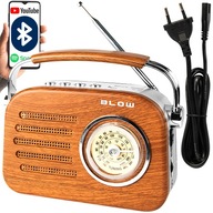 RETRO BLUETOOTH KUCHYNSKÉ RÁDIO PRENOSNÉ DO STAVBY