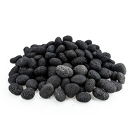 Pebble For Aquarium Volcanic Lava Black 24kg