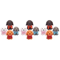 Puppy Model Cupcake Topper Figures Dog 12 ks