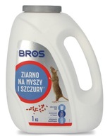 Bros GRAIN 1kg pre myši a potkany EFEKTÍVNE