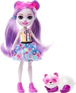 Bábika Mattel Enchantimals Purple Panda HNT58