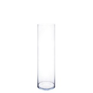 Sklenená valcová váza 25 cm priemer 8 cm