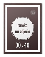 Rám 30x40 40x30 fotorámčeky wenge plagát