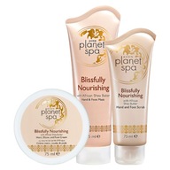 AVON SET na ruky a nohy s bambuckým maslom Planet Spa 3v1 maska ​​peelingový krém