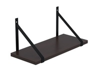 Závesná polica loft kuchyňa izba Wenge 60cm