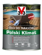 V33 Poľský terasový olej Klimat Palisander 1L