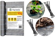 Agrottkanina na burinu, čierna, 1,1x100m, 90g + špendlíky