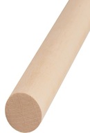 Tyčinky makramé palica buk 22mm 70cm drevené