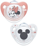 Nuk cumlík 2 ks. Minnie 6-18m. disney