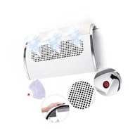 VÝKONNÝ KOLEKTOR NAIL PRACHU 80W, 2 ventilátory