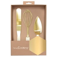 Špachtľová metla špachtľa Gold ScrapCook Set