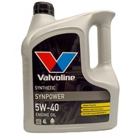 Motorový olej Valvoline Synpower 5W40 4L