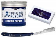 Bluebeards Revenge sada na holenie Žiletka + žiletky 10 ks + krém 150 ml