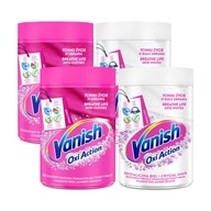 Vanish Oxi Action Pink odstraňovač škvŕn 4x625g