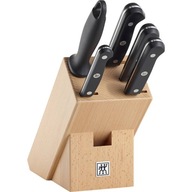 ZWILLING GOURMET KNIVES v bloku, sada + brúska