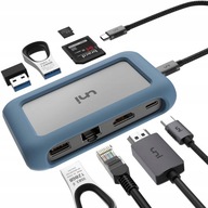 HUB 8v1 4K HDMI1000 Mb/s PD 100W IPAD MACBOOK