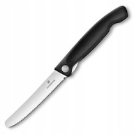 Kuchynský nôž Victorinox Black, zúbkovaný