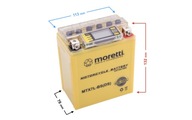 Moretti MTX7L-BS GÉLOVÁ BATÉRIA 7AH DISPLEJ