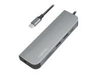 Multifunkčný USB-C Hub HDMI PD čítačka kariet