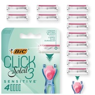 BIC SET 12 KS CLICK 3 SOLEIL CLIVER NÁPLŇKY NÁHRADNÉ NOŽE