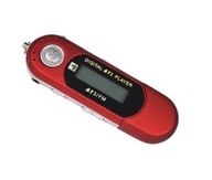 MP3 prehrávač 8GB Pendrive RED