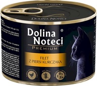 Premium notoci údolie pre Cat Chicken 12x 185g