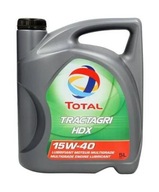 164667 Olej TOTAL TRACTAGRI HDX 15W-40, 5L