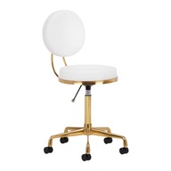 Kozmetická stolička H5, biele zlato