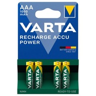 VARTA ACCU POWER AAA batérie 1000mAh 4 ks.