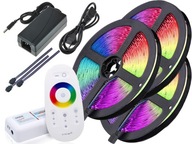 SET RGB 15M 450 LED páska s rádiovým diaľkovým ovládaním 5050