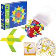 VZDELÁVACIE DREVENÉ HÁDANKY MONTESSORI PUZZLE